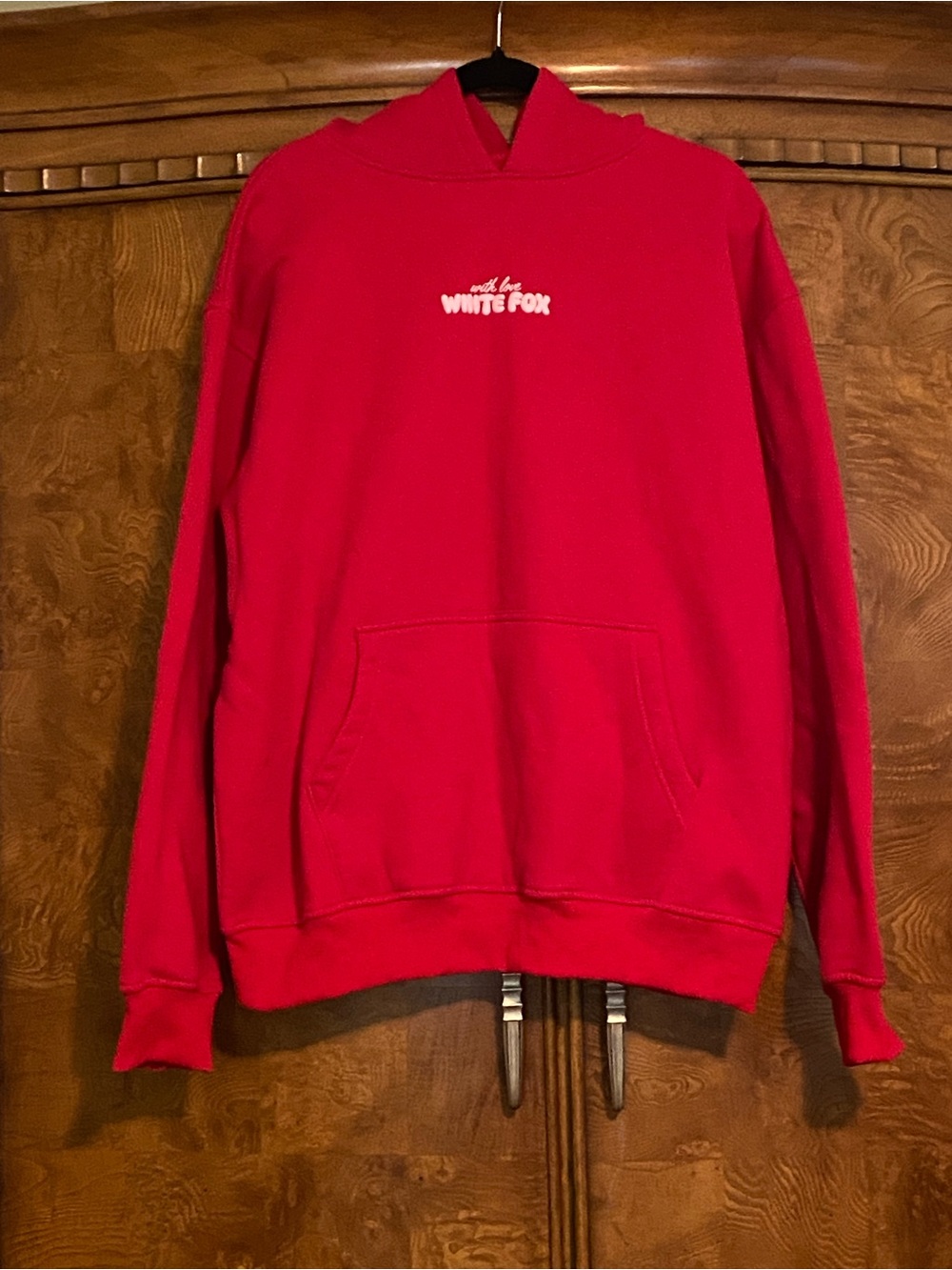 White Fox Red Women’s Hoodie Sweatshirt